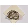 Image 2 : STERLING SILVER DIAMOND (29 DIAMONDS) RING