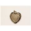 Image 2 : STERLING SILVER 'HEART' DIAMOND (0.25CT) PENDANT