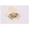 Image 1 : STERLING SILVER SOUTH SEA PEARL RING W/