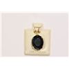 Image 1 : 14KT YELLOW GOLD SAPPHIRE (8CT) PENDANT