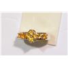 Image 1 : STERLING SILVER CITRINE RING