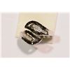 Image 1 : STERLING SILVER CZ RING
