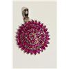 Image 1 : STERLING SILVER RUBY (10.88CT) PENDANT