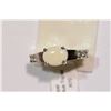 Image 1 : STERLING SILVER OPAL & TOPAZ RING