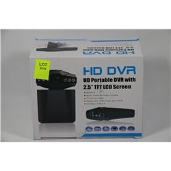 NEW HD PORTABLE DVR W/ 2.5" TFT LCD SCREEN