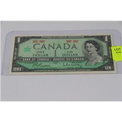 1867/1967 NO S/N MINT CONFEDERATION DOLLAR X3