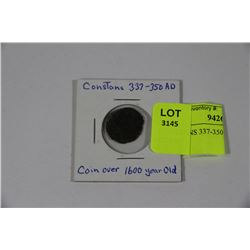 CONSTANS 337-350 AD ROMAN COIN COVER