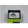 Image 1 : NATURAL BLUE SAPPHIRE WITH CUBIC ZIRCONIA