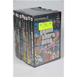 BUNDLE OF 9 - PS2 GAMES