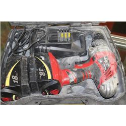 SKIL 18V CORDLESS DRILL WITH 2 BATTERIES & CHARGER