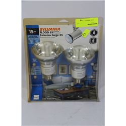 15W SYLVANIA FLUORESCENT FLOOD LIGHTBULBS