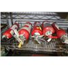 Image 1 : LOT OF 5 SMALL EXTINGUISHERS