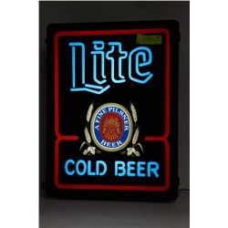 PILSNER VINTAGE ELECTRIC BEER SIGN