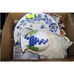 WASH PITCHER AND BASIN SET