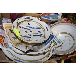 4 PC CERAMIC SERVING SET