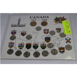 1867-1992 CANADIAN COINS