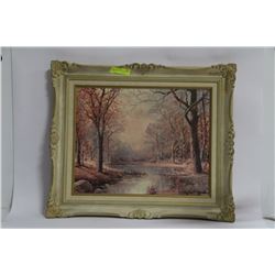 OIL CANVAS PAINTING BY ROBERT WOOD