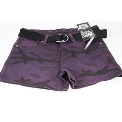 SWEET JEANS, DESIGNER SHORTS W/ BELT