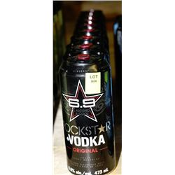 8 CANS OF ROCKSTAR + VODKA