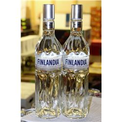 2 BOTTLES OF FINLANDIA VODKA