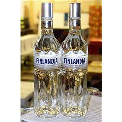 2 BOTTLES OF FINLANDIA VODKA