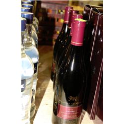 4 BOTTLES OF PLAISIR DE MERLE 2009 SHIRAZ