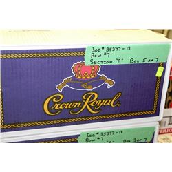 CASE OF 12 BOTTLES OF CROWN ROYAL