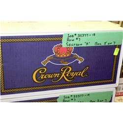 CASE OF 12 BOTTLES OF CROWN ROYAL