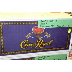 CASE OF 12 BOTTLES OF CROWN ROYAL