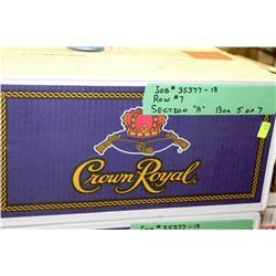 CASE OF 12 BOTTLES OF CROWN ROYAL