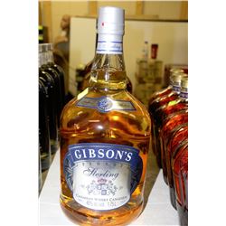 1.75L BOTTLE OF GIBSON'S CANADIAN WHISKEY