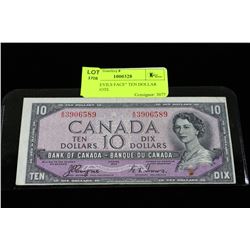 1954 "DEVILS FACE" TEN DOLLAR BANKNOTE