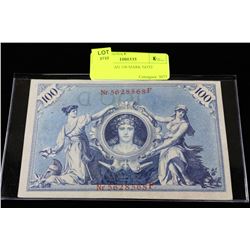 1908 GERMAN 100 MARK NOTE