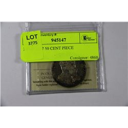 NFLD 1907 50 CENT PIECE