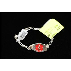 STERLING SILVER BRACELET 7"