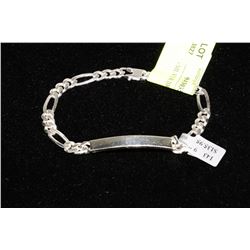 STERLING SILVER BRACELET 9"