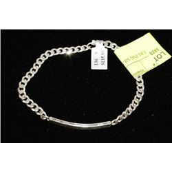 STERLING SILVER BRACELET 9"