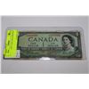 Image 1 : 1954 CANADIAN $1 BANKNOTE