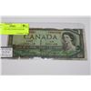 Image 1 : 1954 CANADIAN $1 BANKNOTE