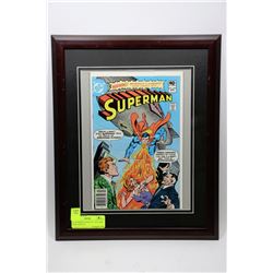 40c SUPERMAN ISSUE NO. 346 COMIC BOOK DISPLAY