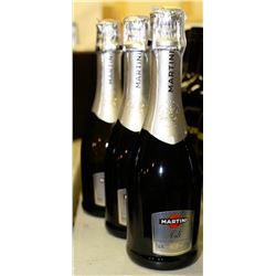 3 BOTTLES OF 375ML OF MARTINI SPARKLING WINE