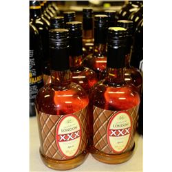 9 BOTTLES OF 750ML LONDON XXX WINE