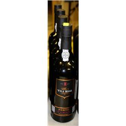 4 BOTTLES OF 750ML VILA REAL WINE