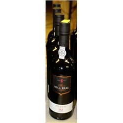 4 BOTTLES OF 750ML VILA REAL WINE