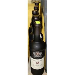 5 BOTTLES OF 750ML OF TAYLOR FLADGATE PORT WINE