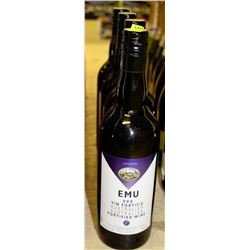 4 BOTTLES OF 750ML EMU FORTIFIED WINE
