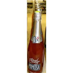 9 BOTTLES OF 750ML OF BLOOD ORANGE MIMOSA
