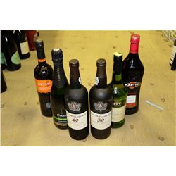 6 BOTTLES OF 750ML OF ASSORTED WINE