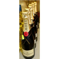6 BOTTLES OF 750ML OF MOET & CHANDON CHAMPAGNE