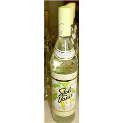 5 BOTTLES OF 750ML OF STOLICHNAYA VANILLA VODKA